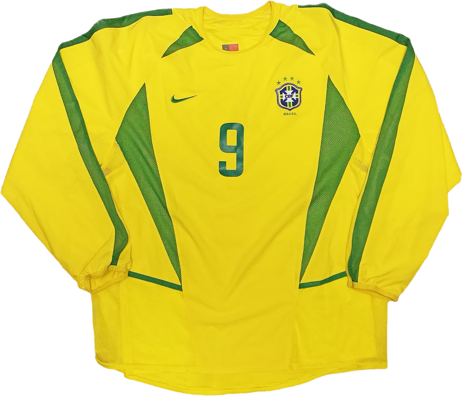 Nike Brazil 2002 FIFA World Cup Soccer Jersey Medium