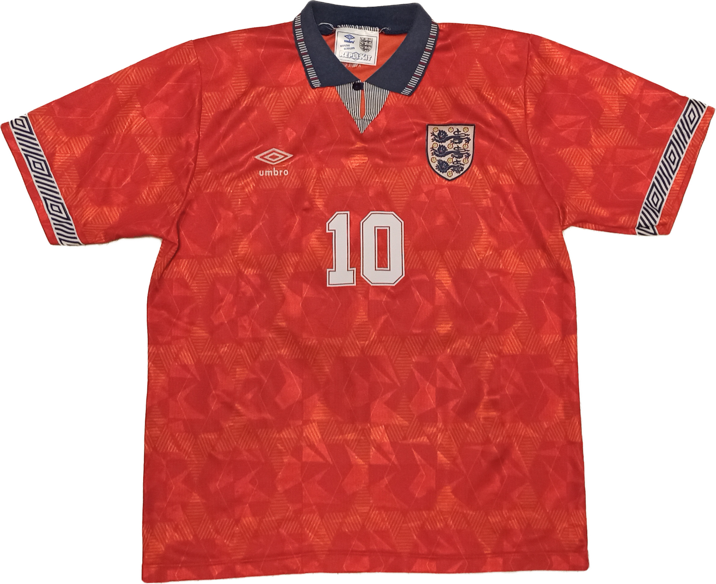 maglia calcio England Lineker Umbro World CUP Euro 1992 1993 away shirt jersey L