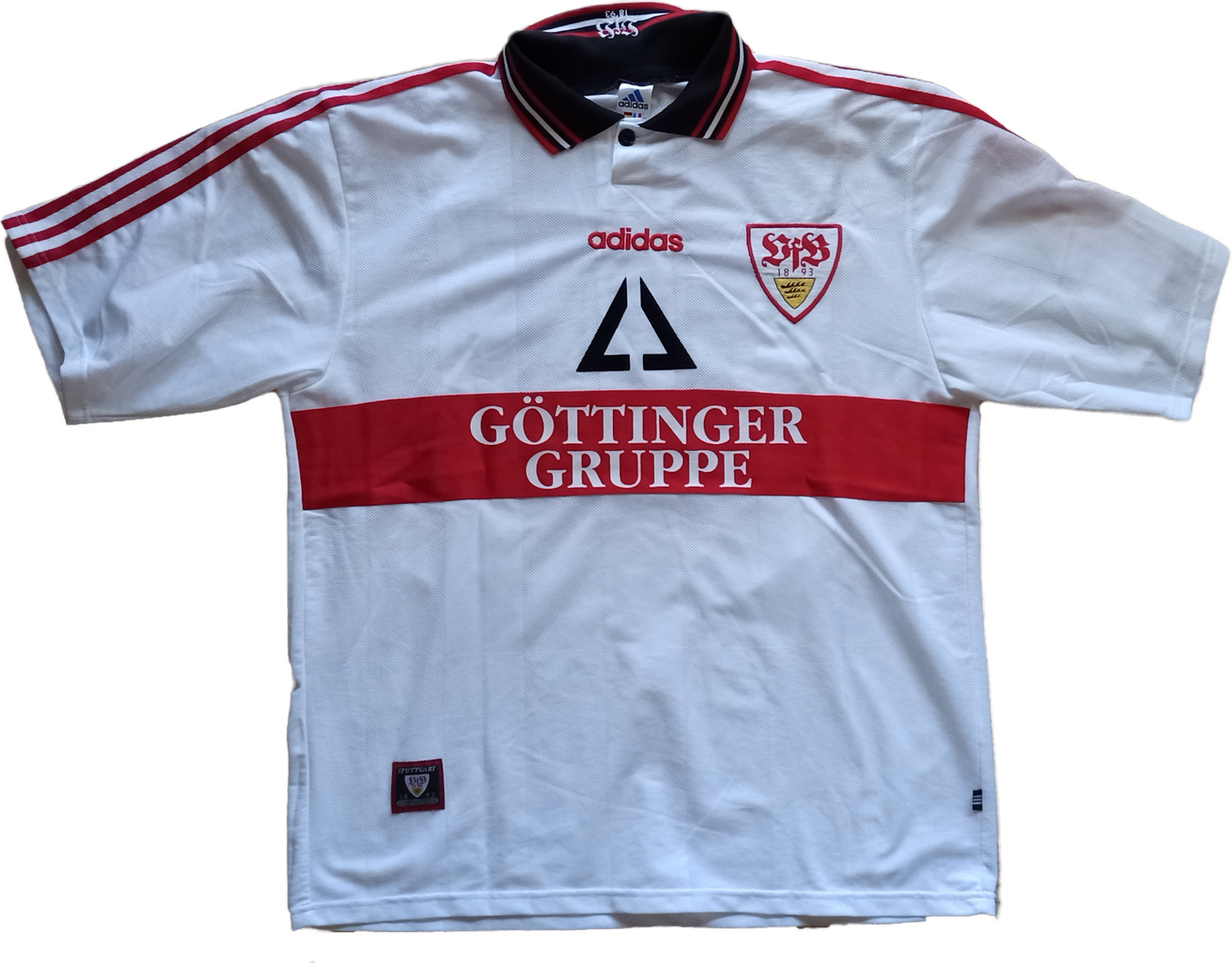 Maglia calcio vintage Stoccarda Stuttgart Balakov Adidas 1997 1998