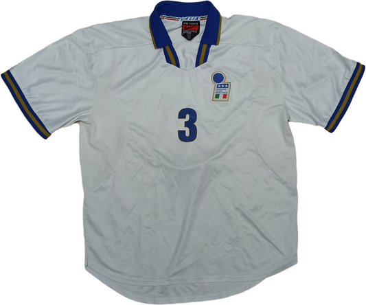 maglia calcio vintage italia match worn Maldini Italy EURO 1996 Nike shirt