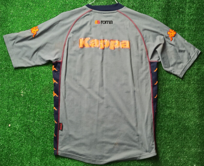 maglia calcio vintage AS Roma allenamento Kappa scudetto totti Gara Ina Assitali