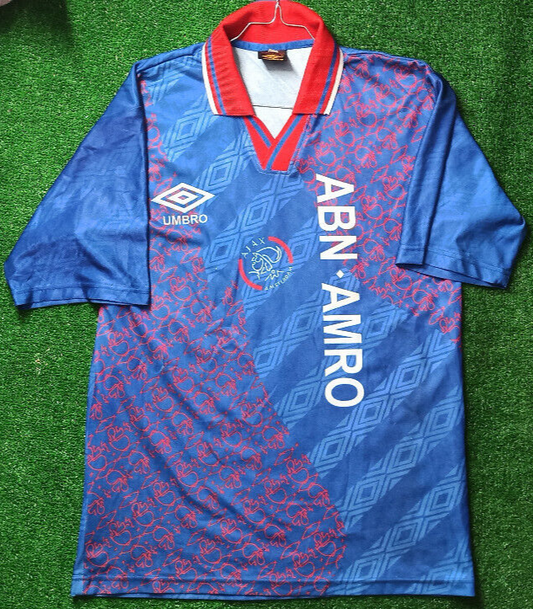 maglia calcio vintage Remake Ajax Football shirt Umbro anni 90 training