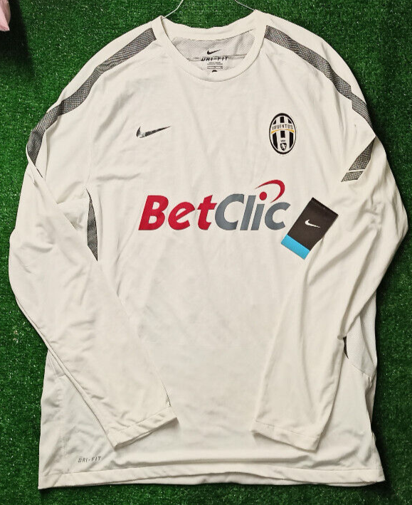 vintage football training shirt Juventus Nike Betclic Del Piero 2010 XL