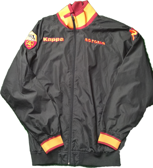 felpa tuta AS Roma Kappa 2008 WIND Totti De Rossi tracksuit Track Top jacket XXL