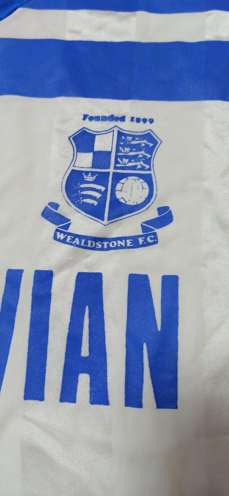 maglia calcio vintage Wealdstone England football shirt NEW OLYMPIC 80s