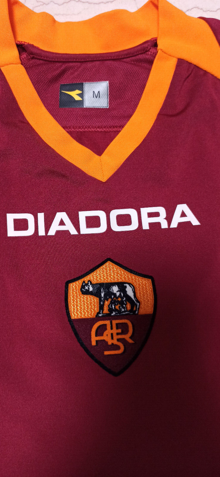 maglia roma Totti 2006 2007 Diadora Prodotto Ufficiale Serie A Medium