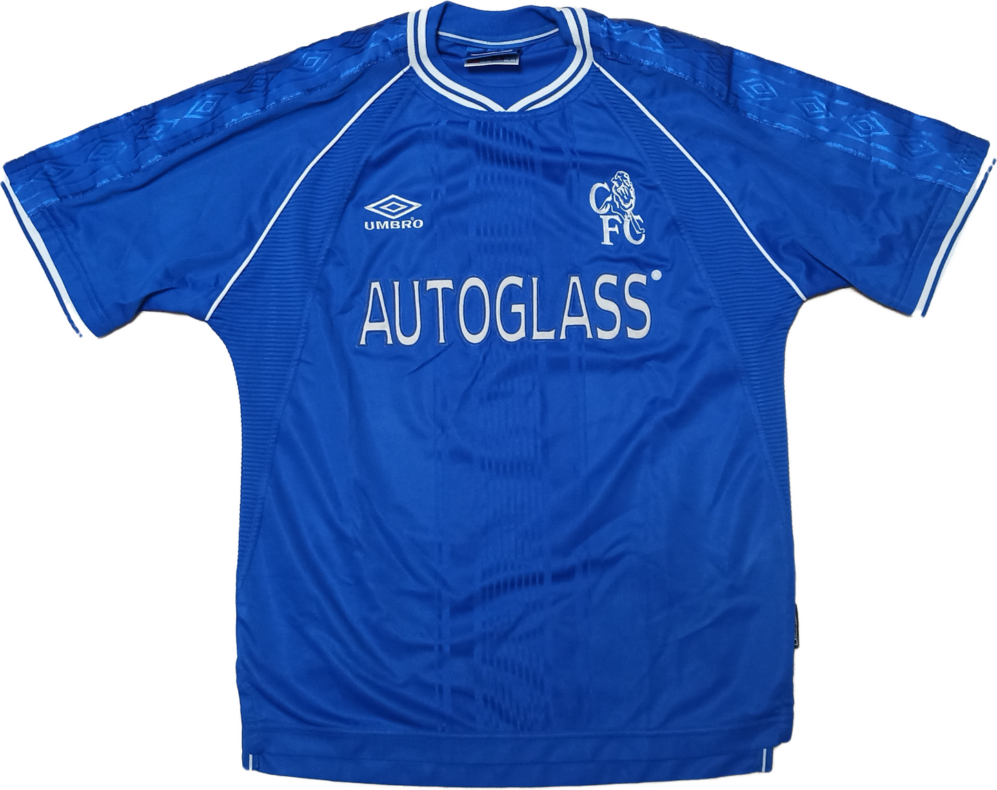 maglia calcio Vialli Chelsea Umbro vintage 1999 2000 Autoglass Home UEFA shirt