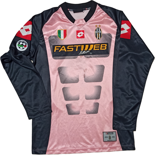 maglia Buffon Juventus vintage Lotto shirt 2002 2003 home jersey Fastweb XL