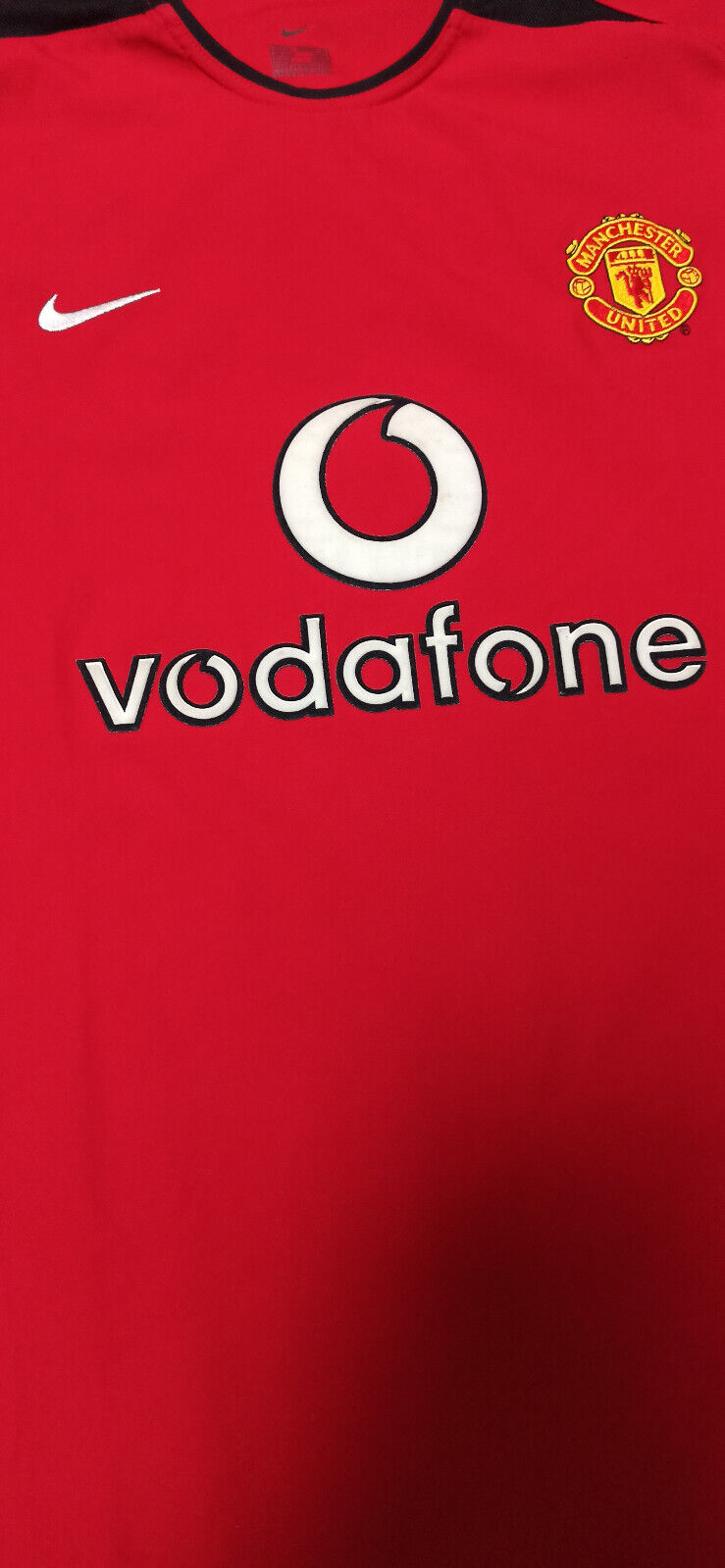 maglia calcio Cristiano Ronaldo manchester united 2002 2003 Vodafone CR7 L  