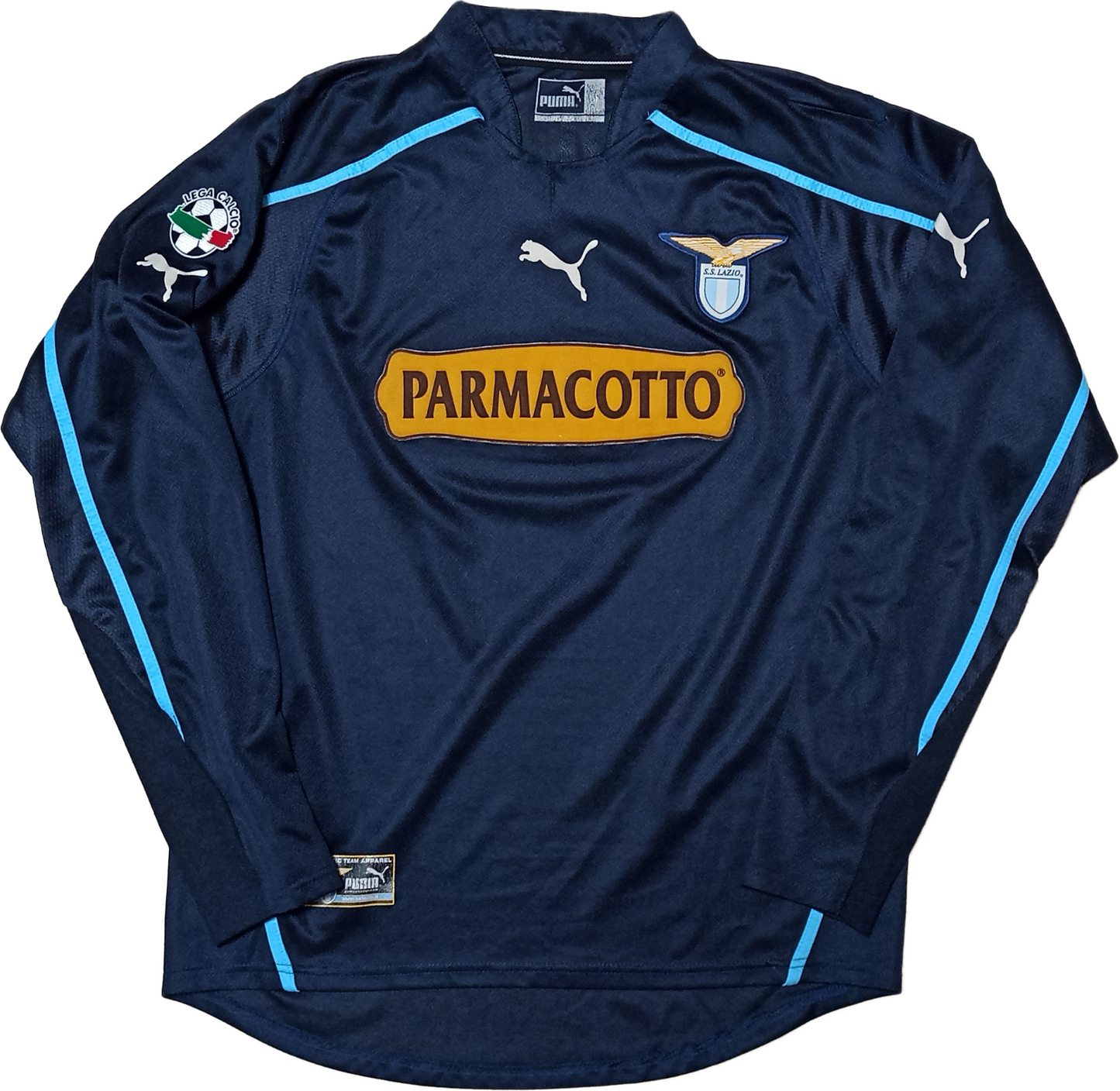 maglia calcio vintage lazio puma 2003 2004 Parmacotto Peruzzi Goalkeeper