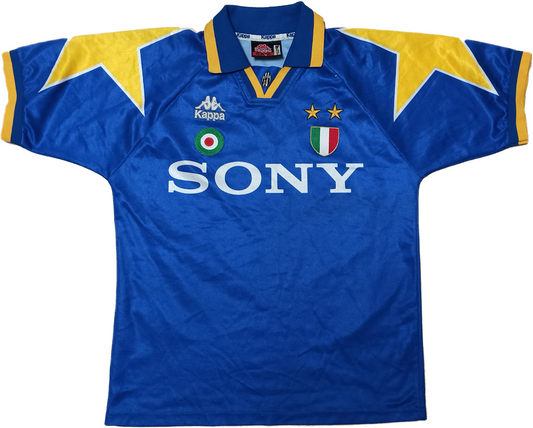 maglia calcio Vialli Juventus Kappa vintage 1995 1996 SONY Home Final Champions