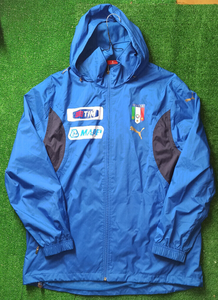 maglia calcio italia puma 2006 training jacket giacca match worn allenamento L