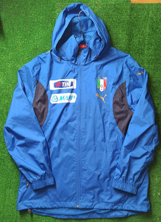 maglia calcio italia puma 2006 training jacket giacca match worn allenamento L