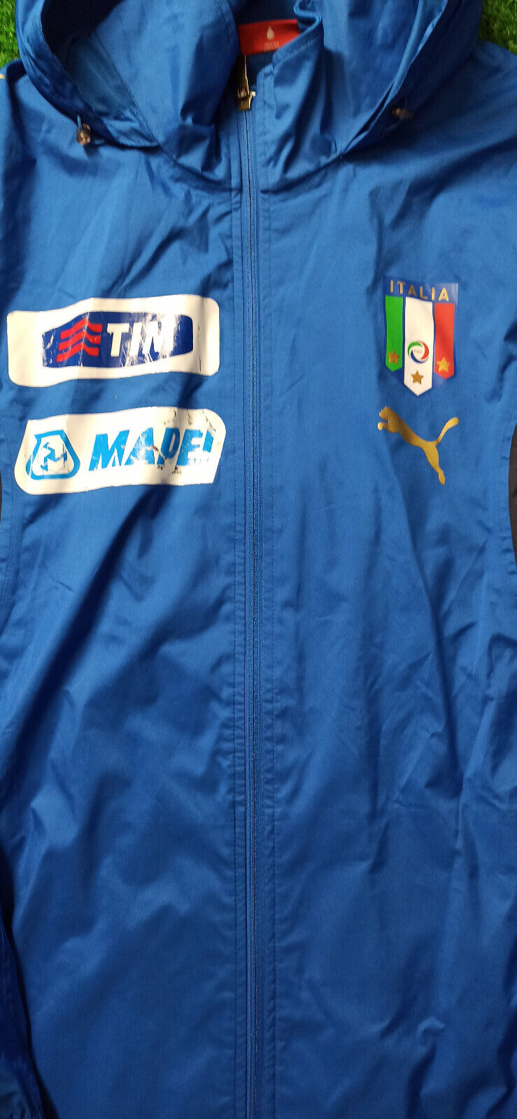 maglia calcio italia puma 2006 training jacket giacca match worn allen