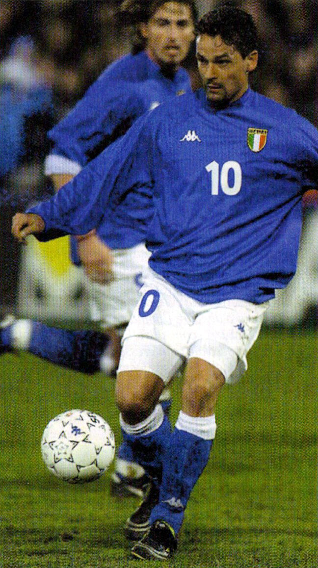 maglia italia BAGGIO #10 Italy player issue Italy Kappa 1999 world cup qualifier