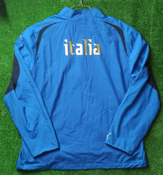 maglia calcio italia puma 2006 training jacket giacca match worn allenamento XL