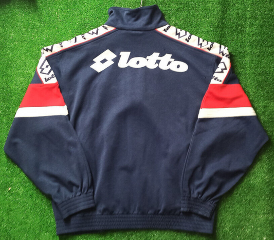 felpa giacca Piacenza calcio Lotto Hubner vintage training jacket tracktop L