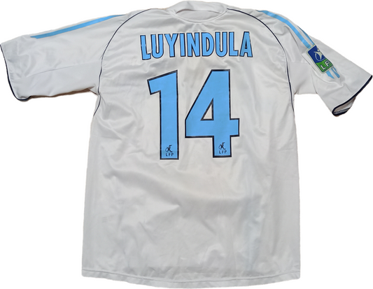 Maillot Olympique de Marseille Adidas maglia Luyindula 2004-05 jersey shirt