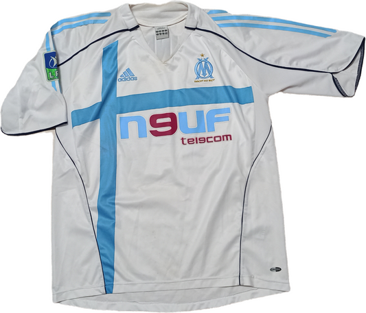 Maillot Olympique de Marseille Adidas maglia Luyindula 2004-05 jersey shirt