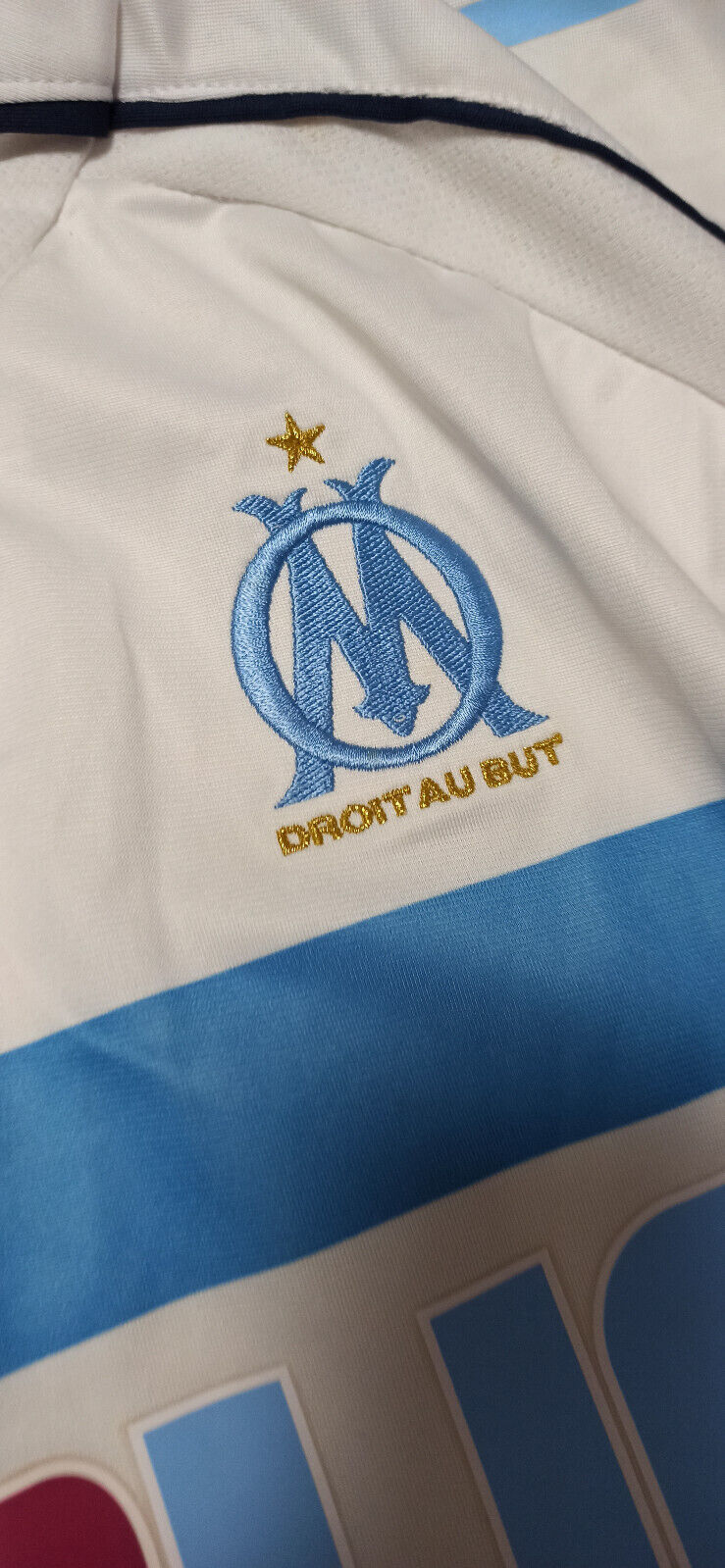 Maillot Olympique de Marseille Adidas maglia Luyindula 2004-05 jersey shirt