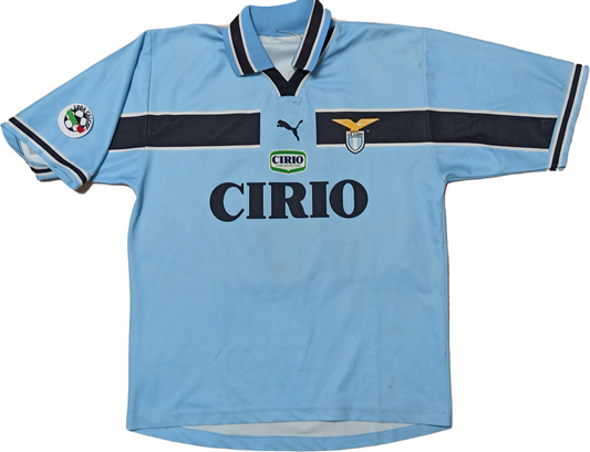 maglia calcio Lazio SALAS vintage home shirt CIRIO Fan Version 1998-99