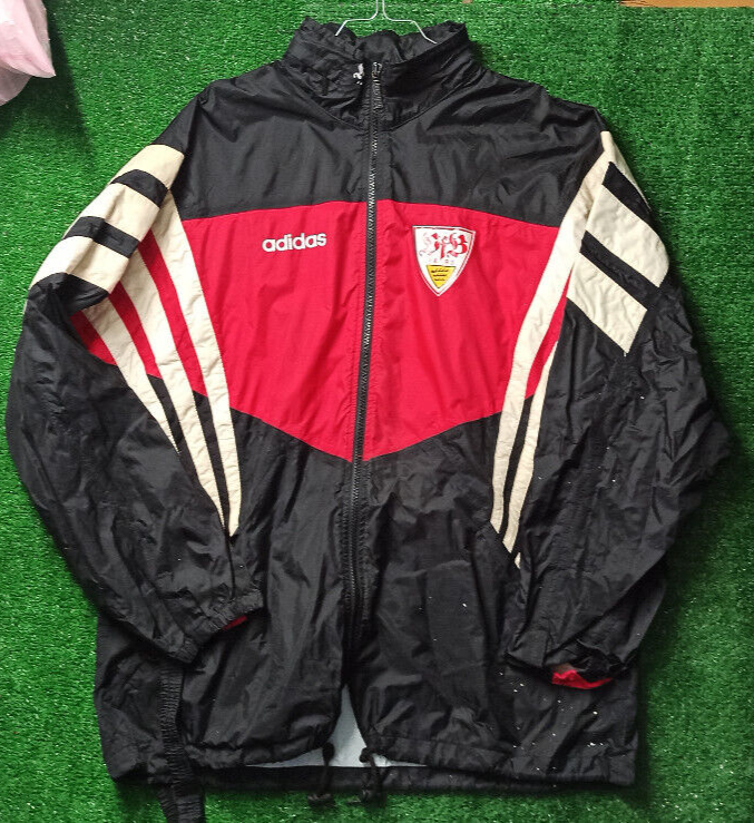 match worn felpa maglia calcio vintage stuttgart stoccarda Calcio 1996 adidas