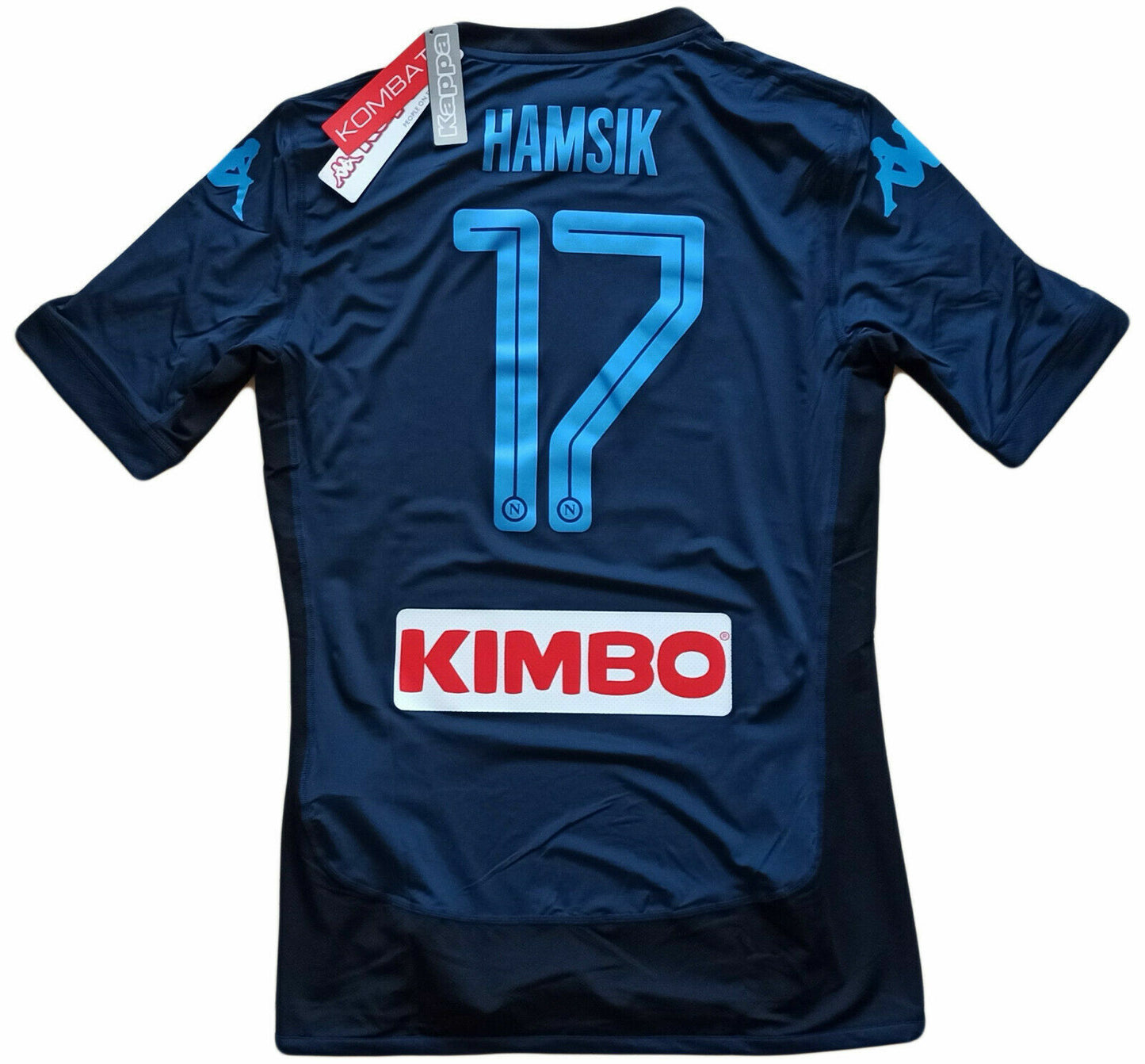 Maglia Calcio player issue Worn Shirt Napoli Jersey 2017-18 HAMSIK Lete garofal