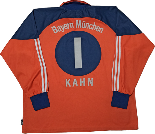 maglia calcio vintage Bayern Munchen Kahn Goalkeeper Portiere 2000-01
