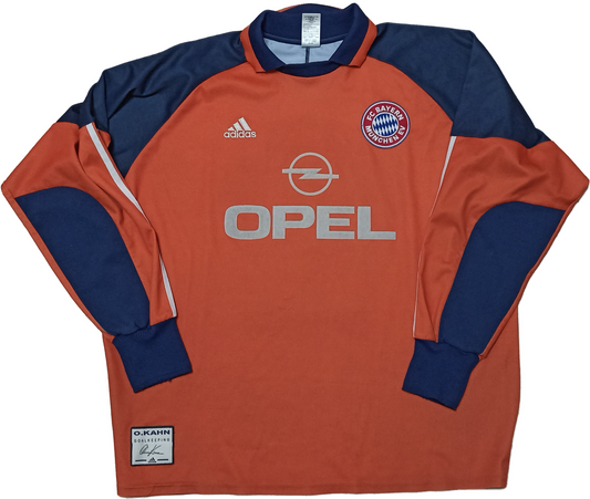 maglia calcio vintage Bayern Munchen Kahn Goalkeeper Portiere 2000-01