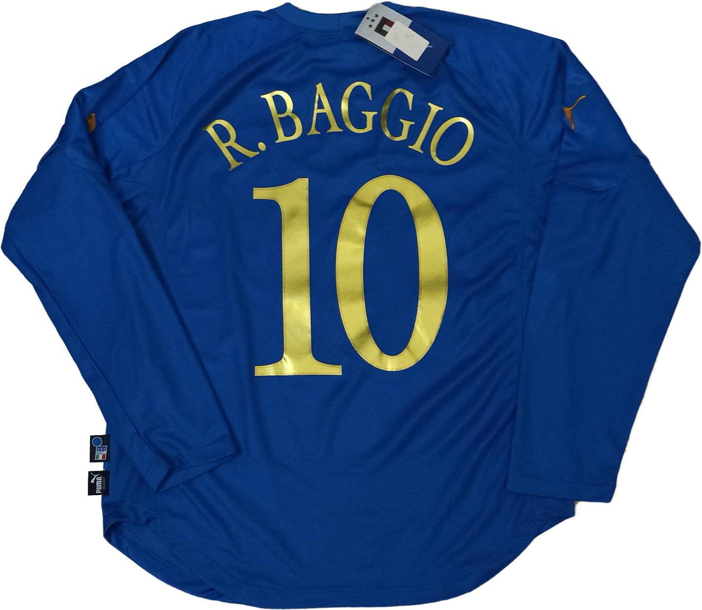 maglia calcio vintage Roberto Baggio Last Game Italy italia Puma 2004 XL