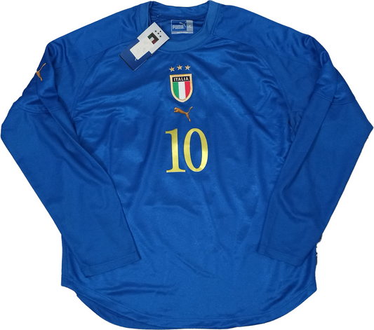 maglia calcio vintage Roberto Baggio Last Game Italy italia Puma 2004 XL