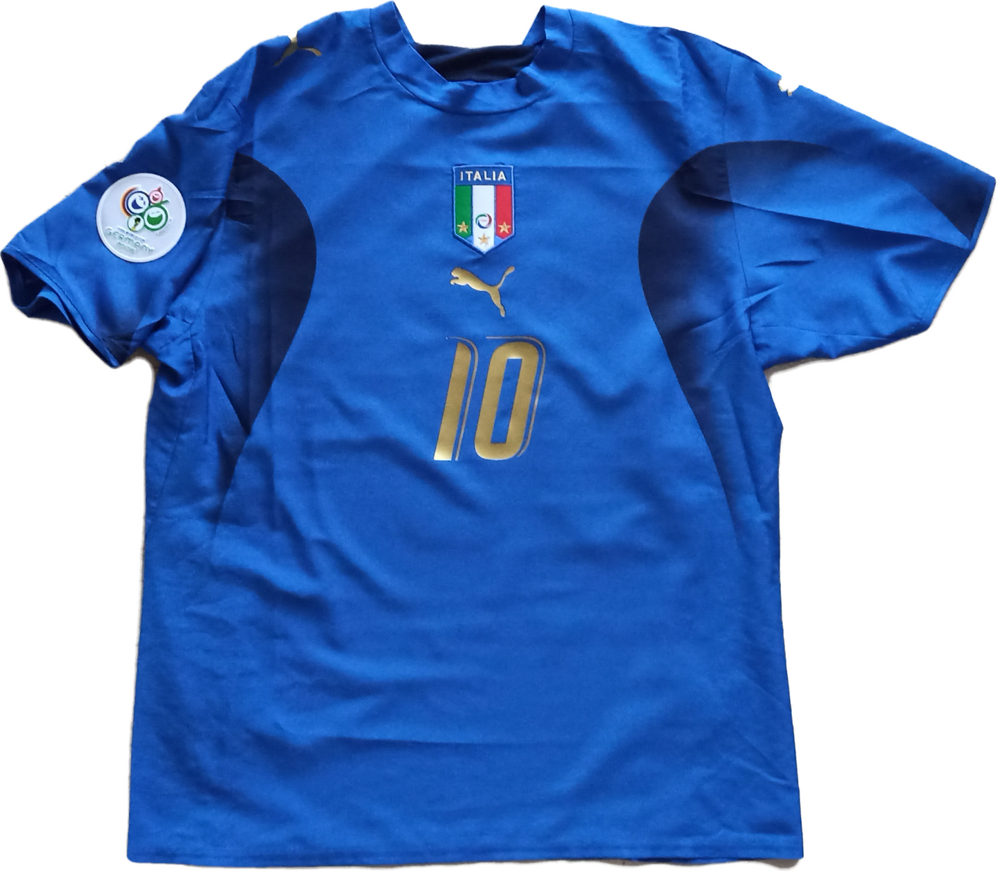 maglia calcio totti vintage Italia 2006 Puma World Cup 2006 XL Made in Romania