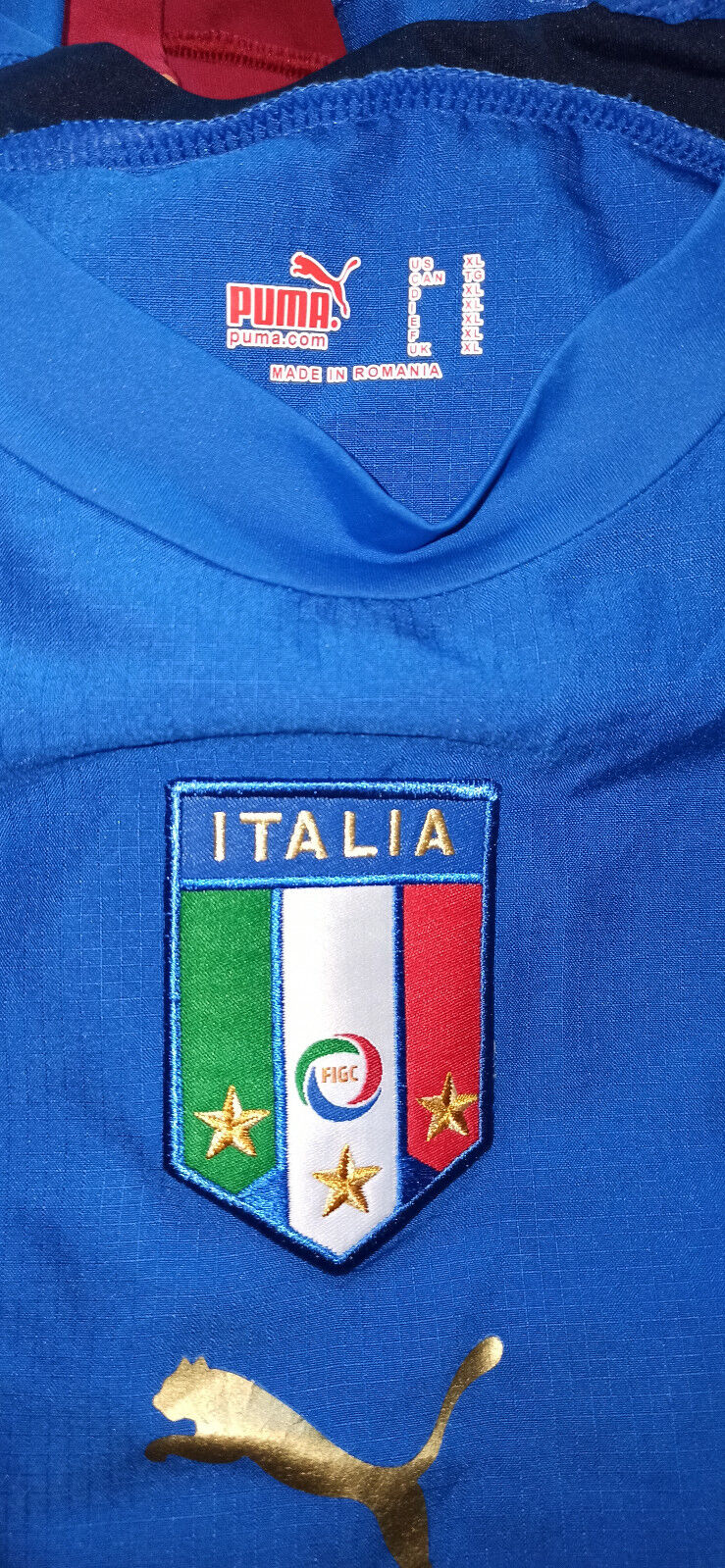 maglia calcio totti vintage Italia 2006 Puma World Cup 2006 XL Made in Romania