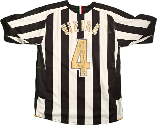 maglia calcio vintage FC Juventus Vieira 2005 2006 Tamoil Large NIKE