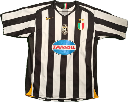 maglia calcio vintage FC Juventus Vieira 2005 2006 Tamoil Large NIKE