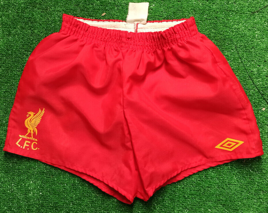 match worn Liverpool umbro 1978 shorts Pantaloncini shiny rare