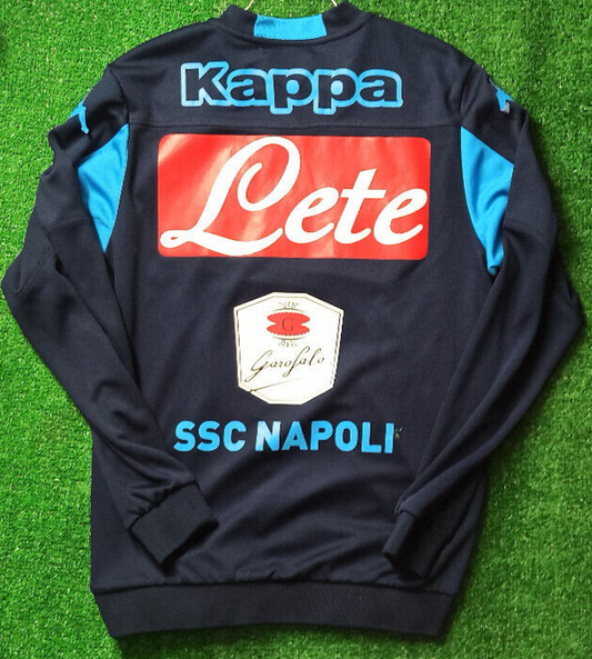 match worn felpa maglia calcio vintage Napoli Calcio Kappa 2018 training