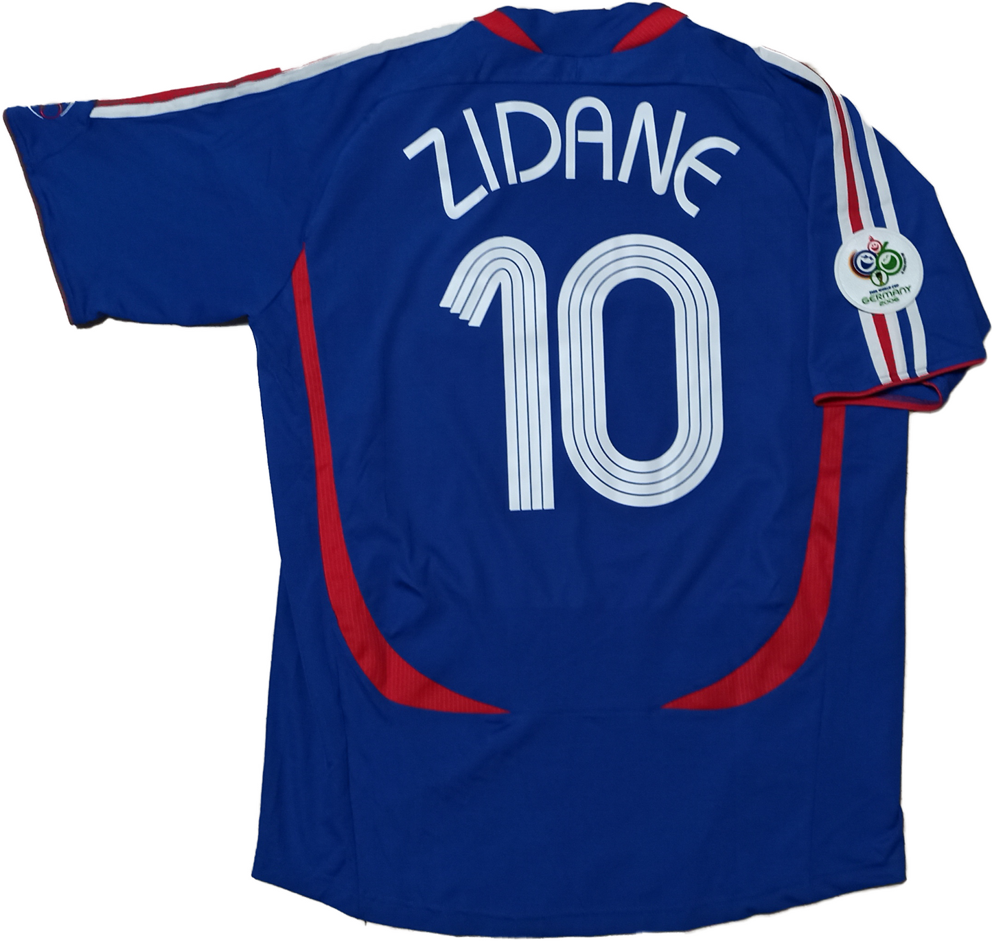 maglia calcio vintage Zidane France Adidas World Cup Germany 2006 XL r –  greensportvintage