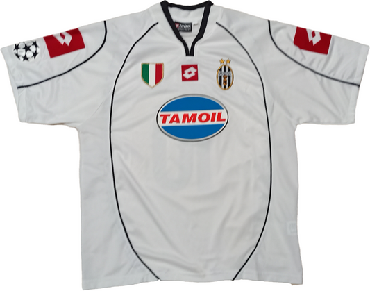 maglia juventus match worn vintage DEL PIERO Champions League 2002-03 TAMOIL