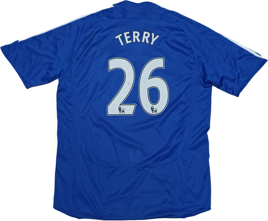 Maglia calcio vintage Chelsea Terry FINAL FA CUP shirt Adidas Samsung 2007