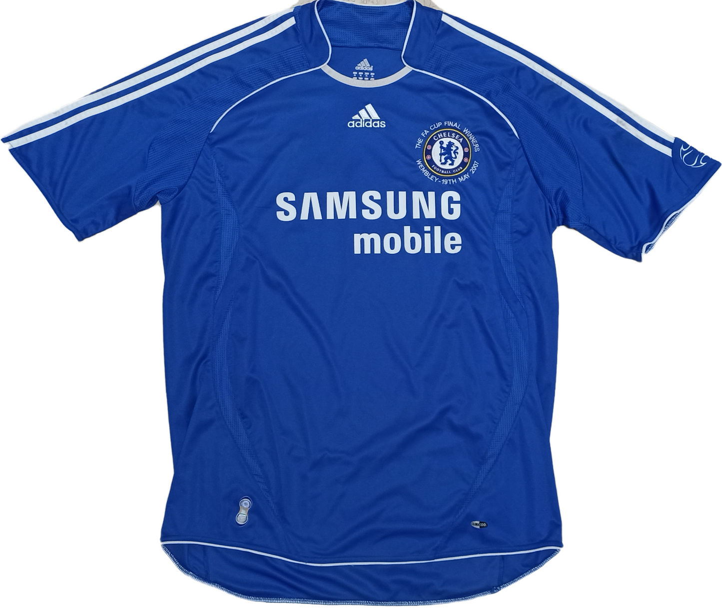 Maglia calcio vintage Chelsea Terry FINAL FA CUP shirt Adidas Samsung 2007