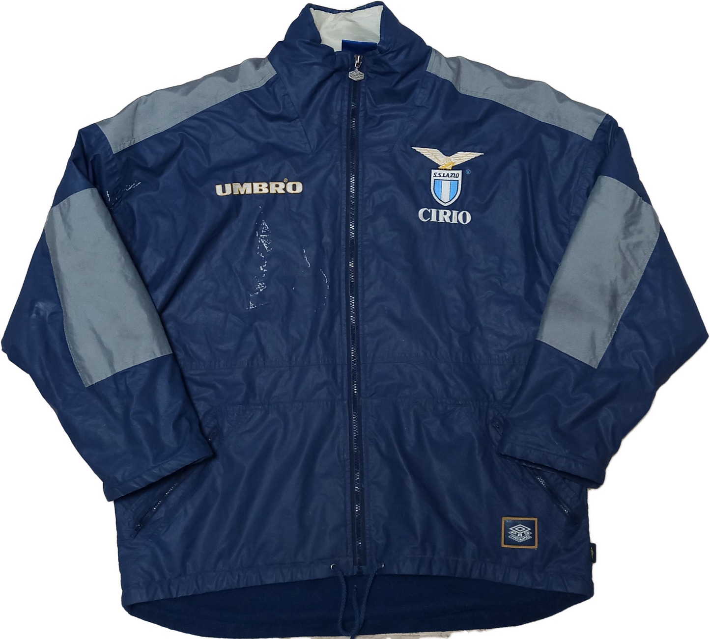 Lazio vintage calcio bomber Jacket giacca tracktop Coat imbottino Gascoigne 1996