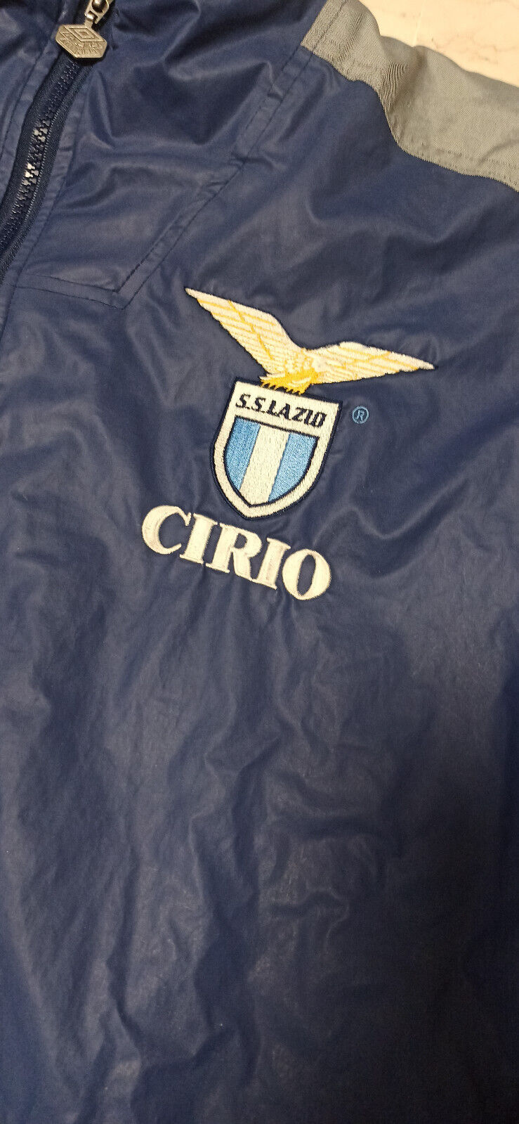 Lazio vintage calcio bomber Jacket giacca tracktop Coat imbottino Gascoigne 1996