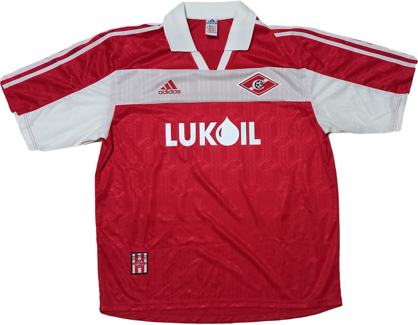 maglia match worn football shirt SPARTAK MOSCOW 2000-01 Bulatov Lukoil Adidas