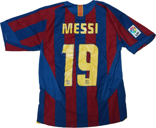 maglia calcio MESSI barcellona vintage NIKE 2008 2009 shirt jersey final unicef