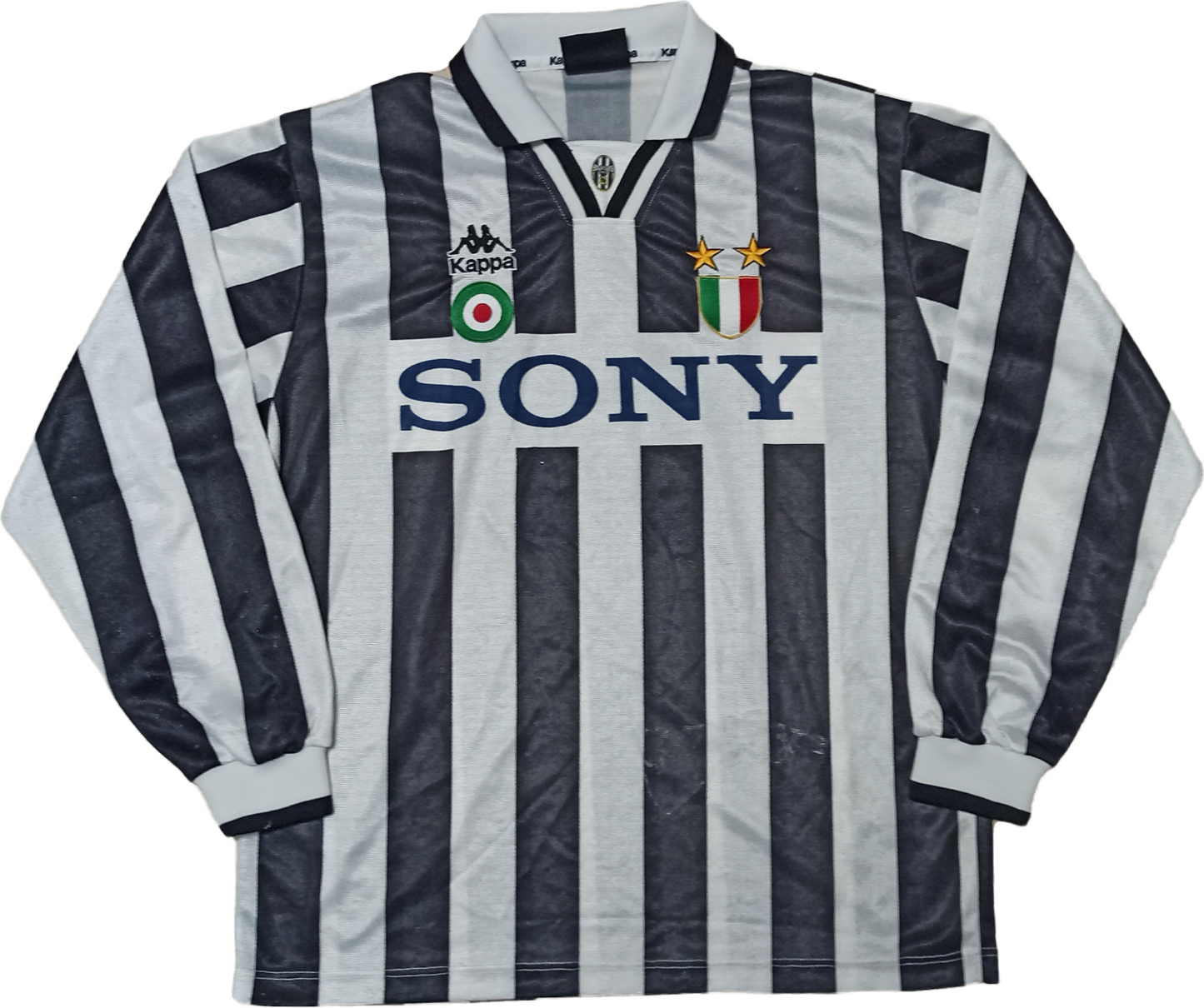 maglia calcio vintage DEL PIERO juventus Home 1995-96 L danone Kappa jersey