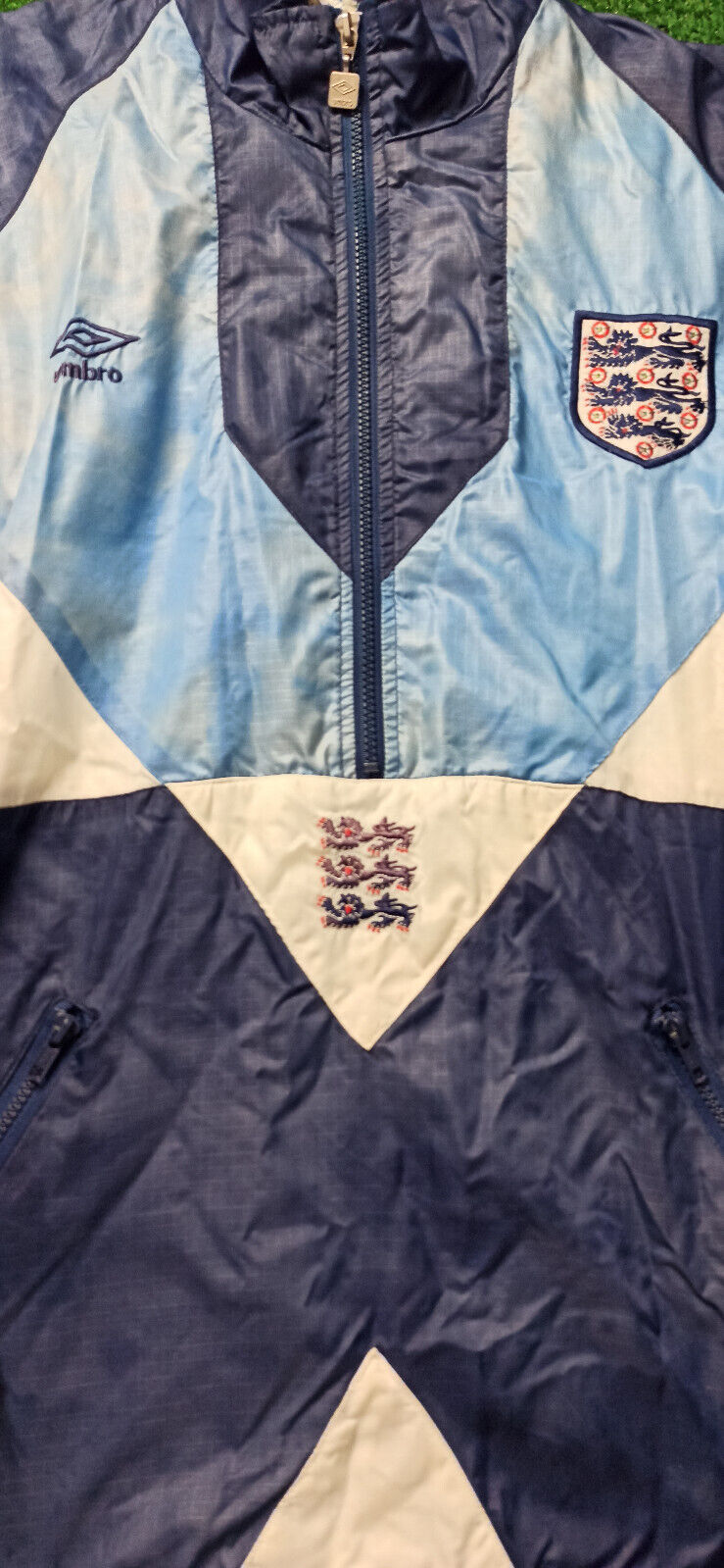 vintage Umbro England Jacket tracktop track suit Hoodie Gascoigne 1996