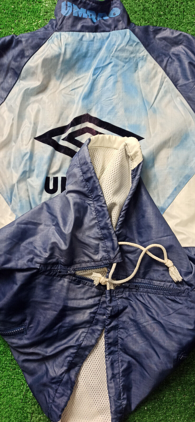 vintage Umbro England Jacket tracktop track suit Hoodie Gascoigne 1996