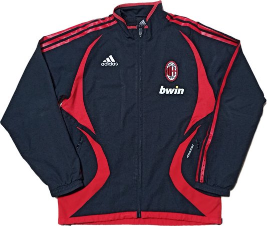 maglia calcio felpa AC Milan BWIN 2006 ADIDAS sweatshirt training FORMOTION WORN