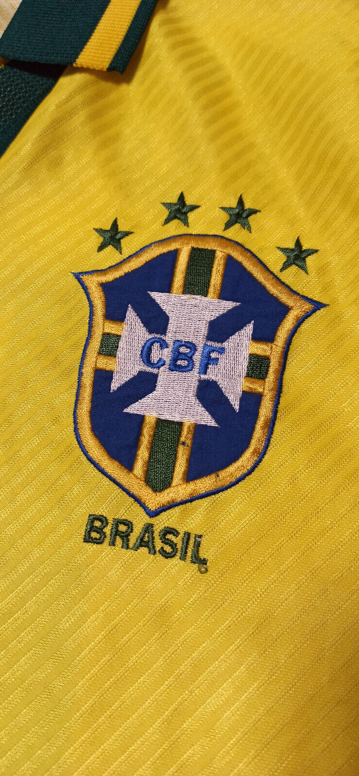 vintage brasil ROMARIO issued brazil USA 94 mondiali 1994 jersey shirt barca cbf